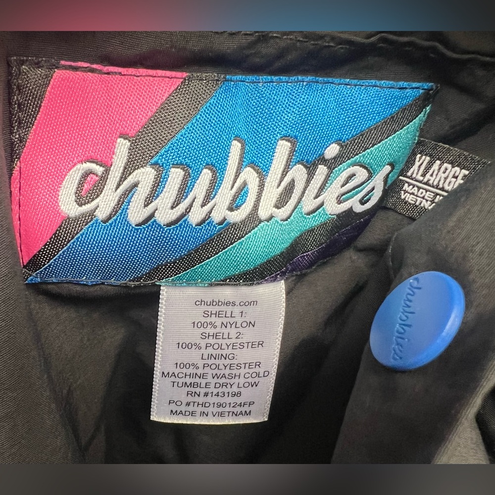 Chubbies- Reversible- Weekend Pullover- XLarge- Black, Pattern - Picture 4 of 7